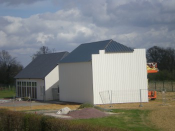 Le décanteur en construction