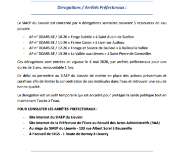 Dérogations sur les pesticides